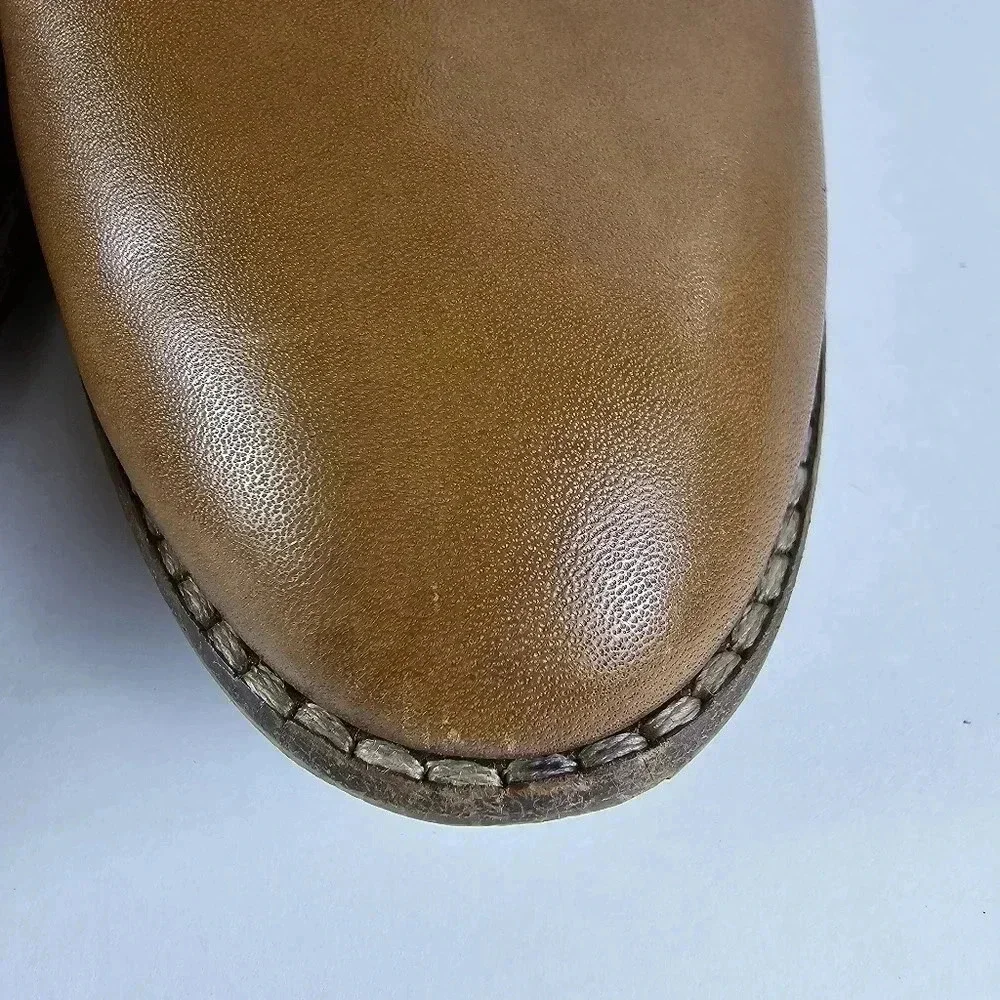 Madewell Regan pull on boot in Saddle brown Booties Short Heeled - Picture 5 of 14
